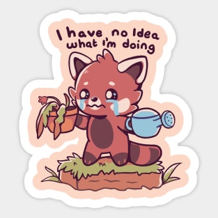 Gardening Woes Sticker